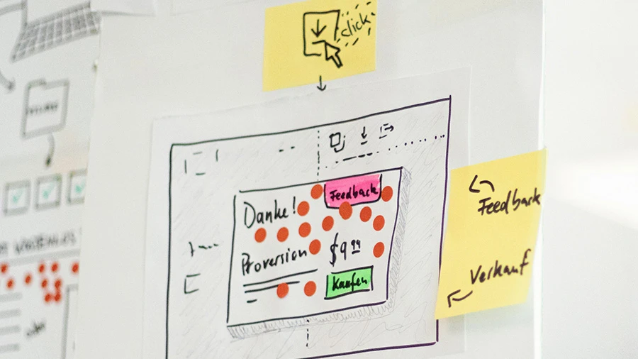 UX Design Prozess: Wireframes und User Journey Mapping für Kundenprojekte