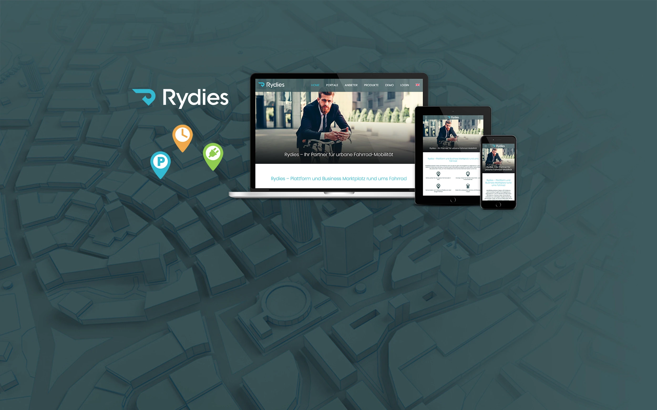 Mobility Website – Rydies GmbH