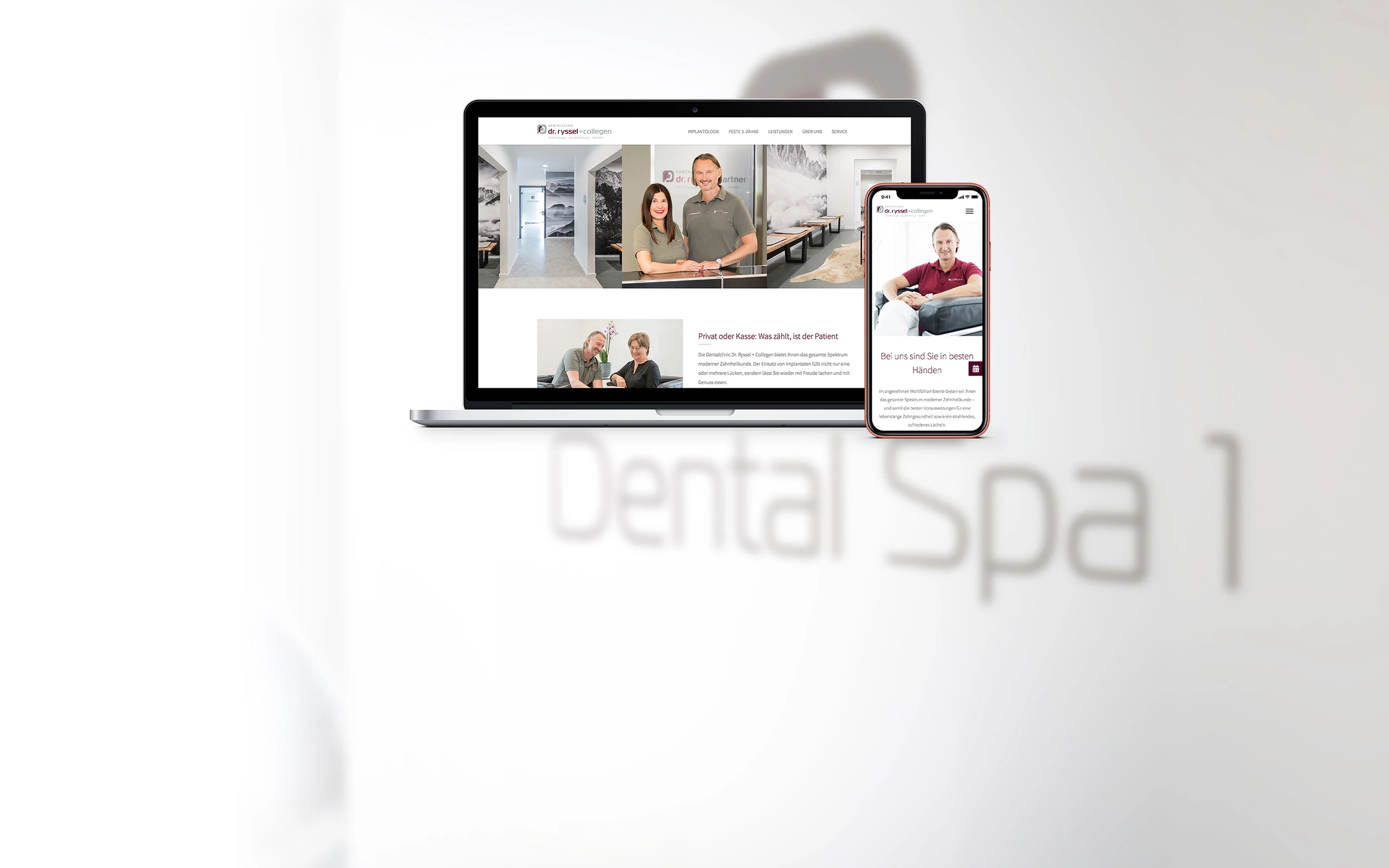 Praxis Website – Dr. Ryssel + Collegen ZMVZ GmbH